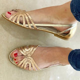 Eleonora | "Summer Light" Gold Sandals