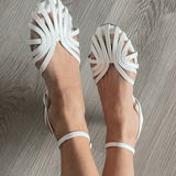 Vittoria | Gold Jeweled Sandals
