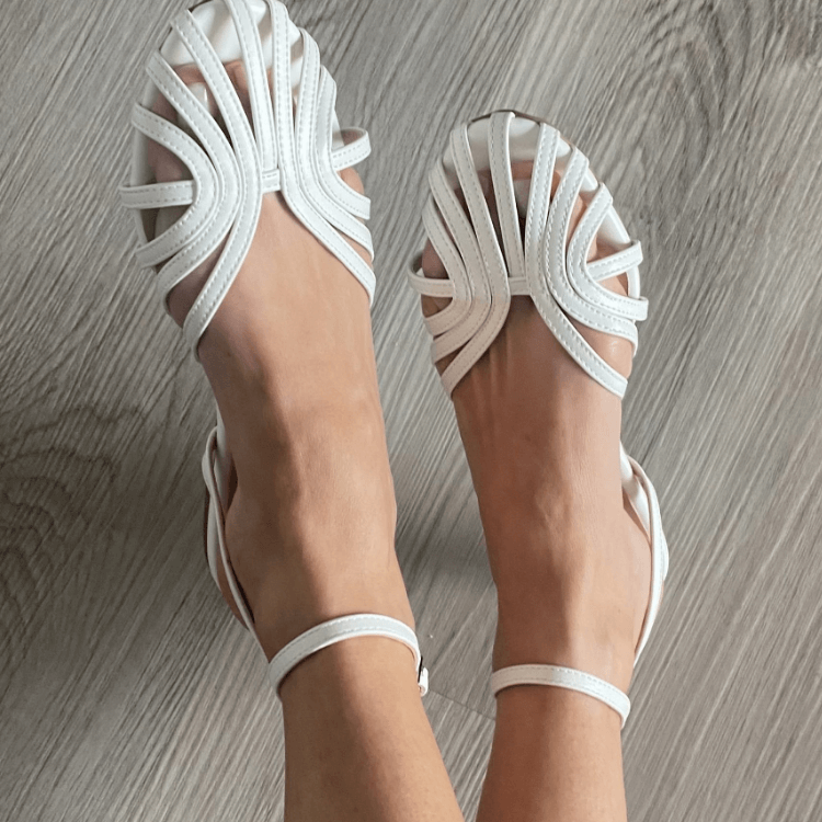 Vittoria | Gold Jeweled Sandals