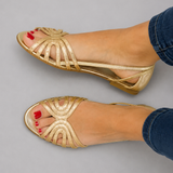 Eleonora | "Summer Light" Gold Sandals