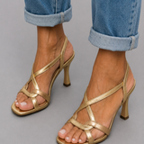 Elisabetta | Gold Sandals: Summer Charm