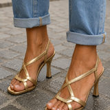 Elisabetta | Gold Sandals: Summer Charm