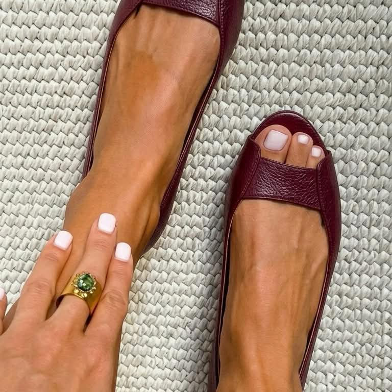 Adelina |  Comfort-Chic Gold Sandals