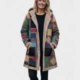 Judyta - Patchwork Jacket in Earth Tones