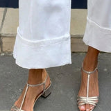Allegra | Gold Sandals: Everyday Elegance
