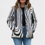 Hanne™ | Quilted Jacket in Zebra Print